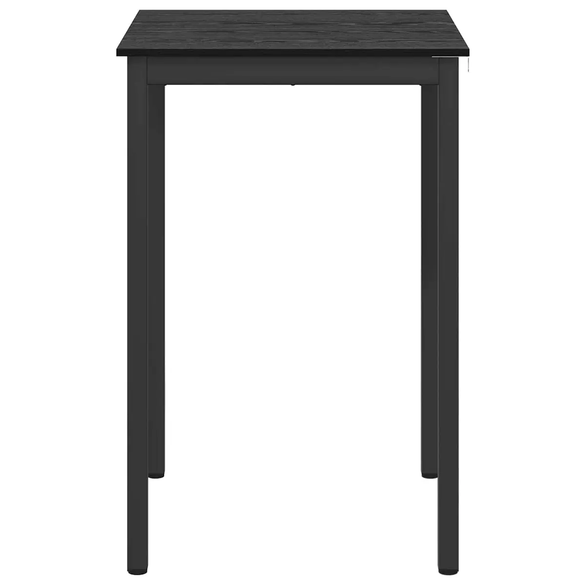 Black Rectangular Standing Bar Table for Dining