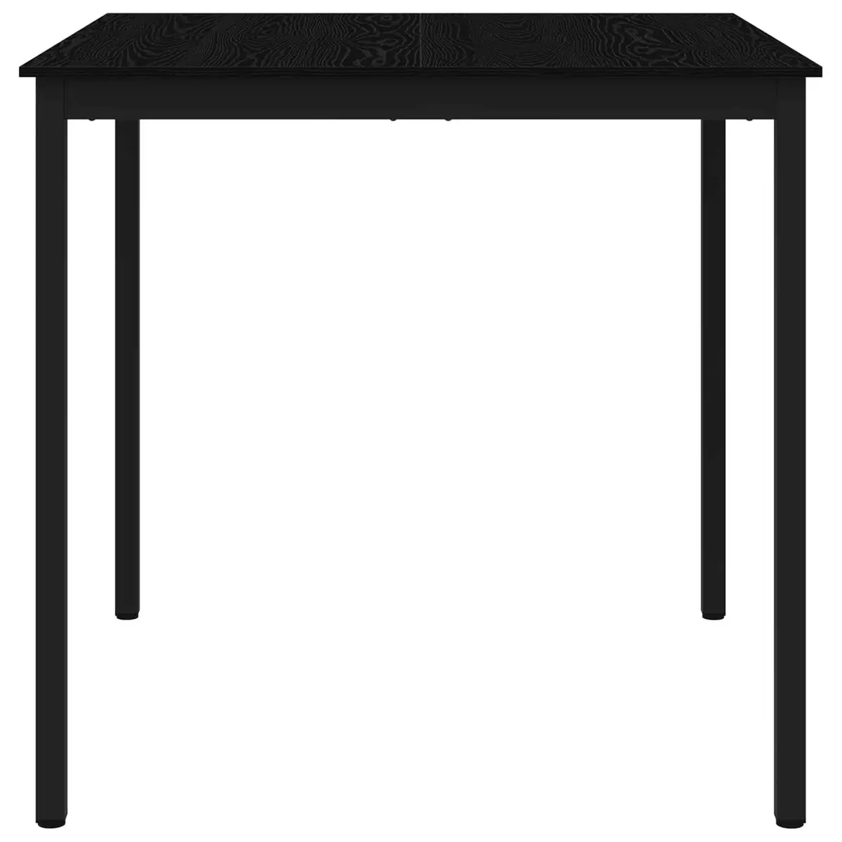 Rectangular Black Bar Table for Dining Spaces