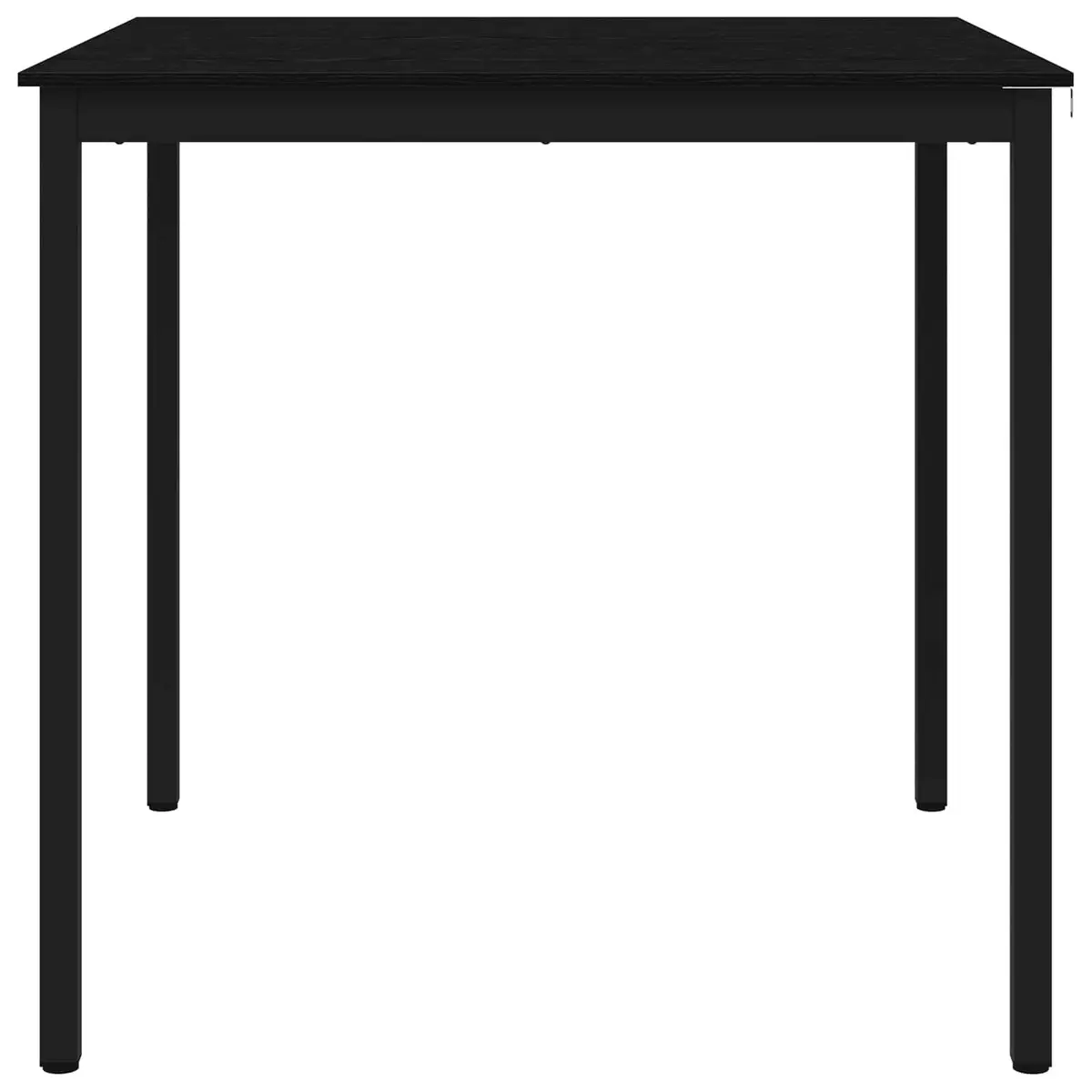Rectangular Black Bar Table for Dining Spaces