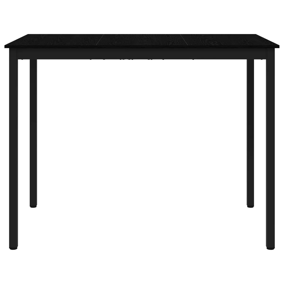 Standing Bar Table Rectangular Kitchen Dining Room Furniture Modern Design Black