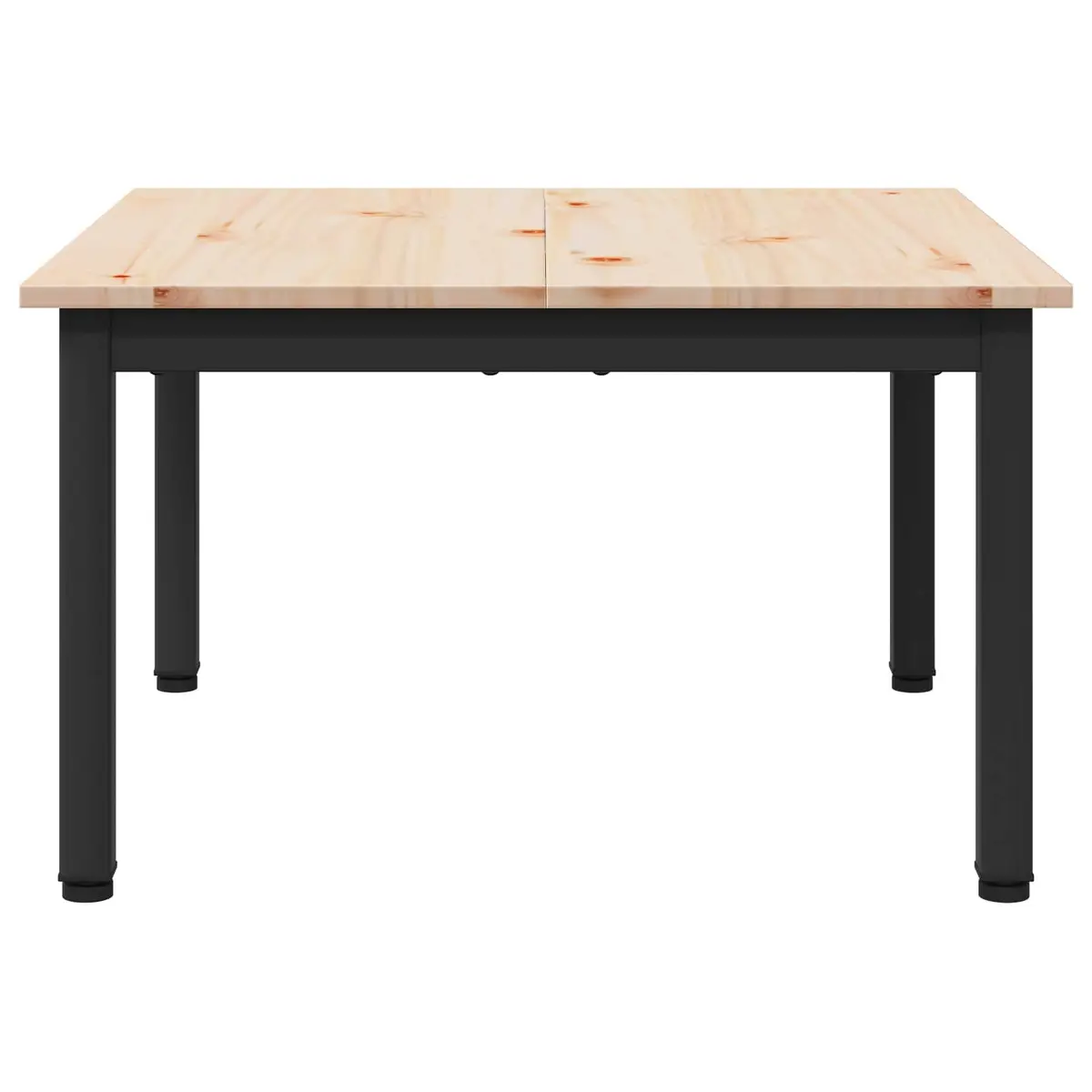 Coffee Table Solid Pine Wood Brown 60 x 60 x 36 cm Square