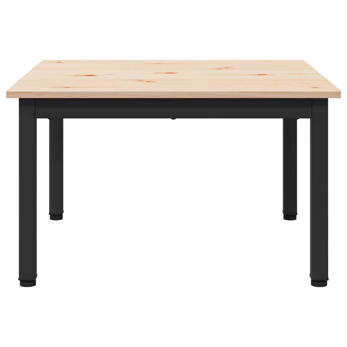 Coffee Table Solid Pine Wood Brown 60 x 60 x 36 cm Square