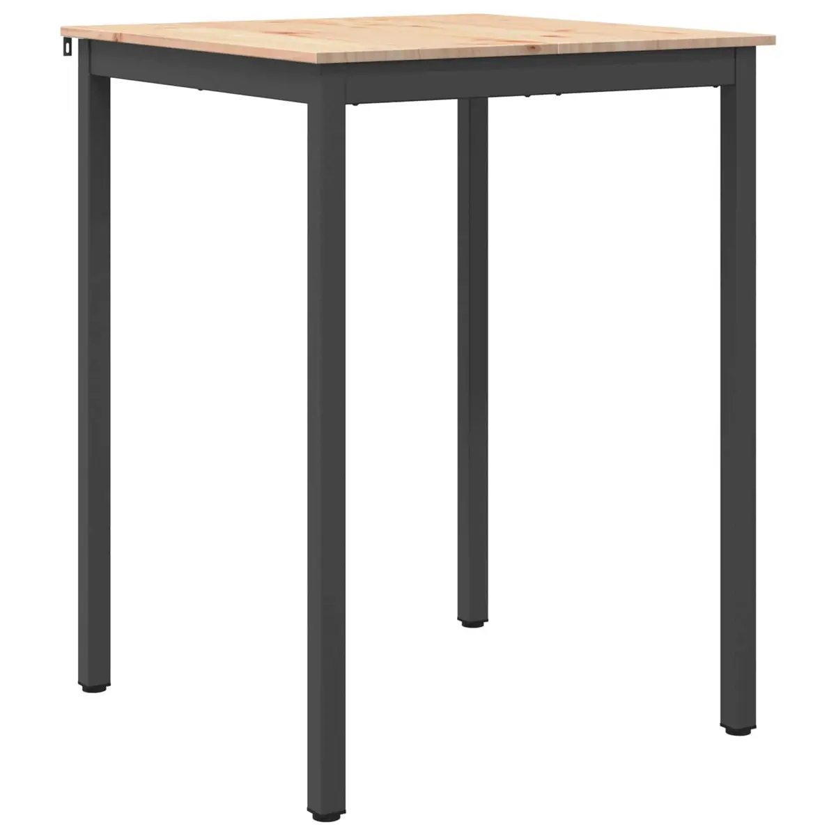 Industrial Style Bar Table 80x80x105cm in Solid Pine