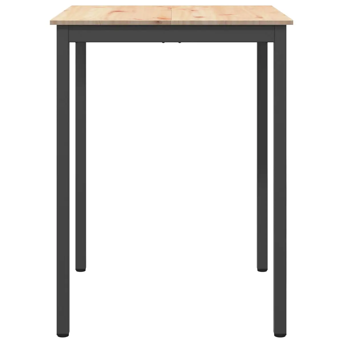 Industrial Style Bar Table 80x80x105cm in Solid Pine