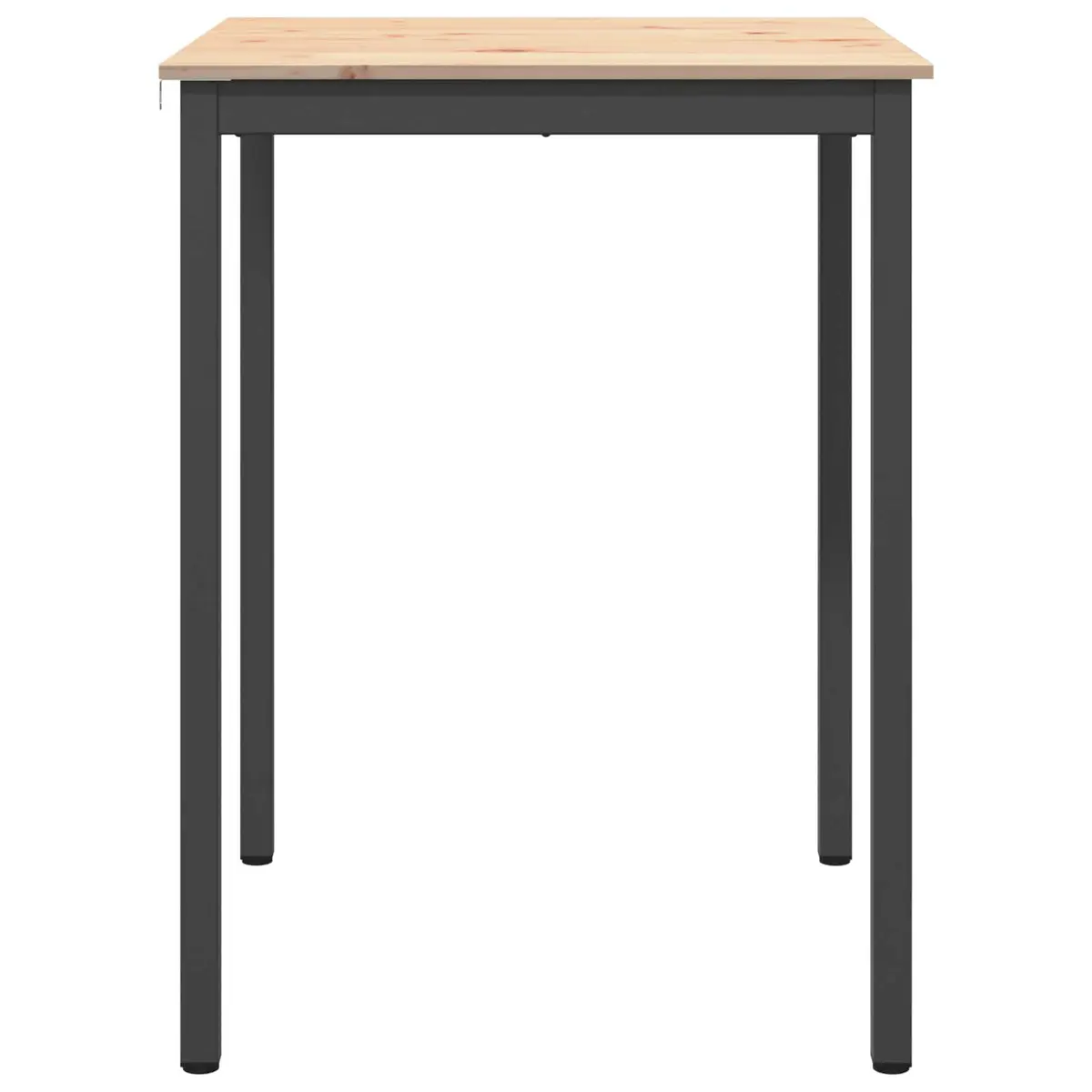Industrial Style Bar Table 80x80x105cm in Solid Pine