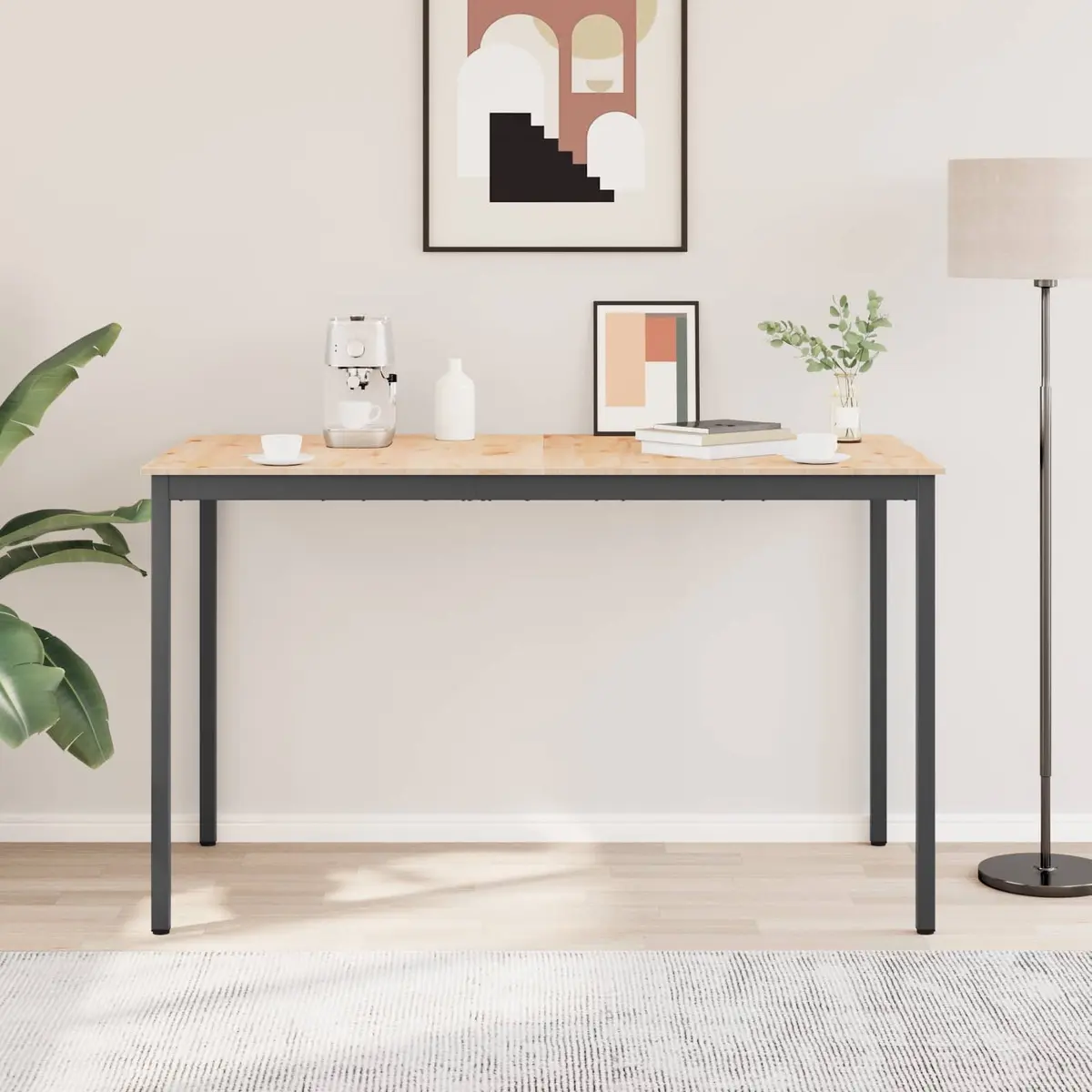 Solid Pine Wood Bar Table for Kitchen and Dining Room