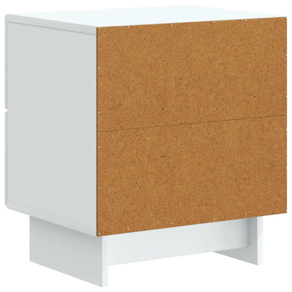 White Bedside Cabinet with Vintage Touch