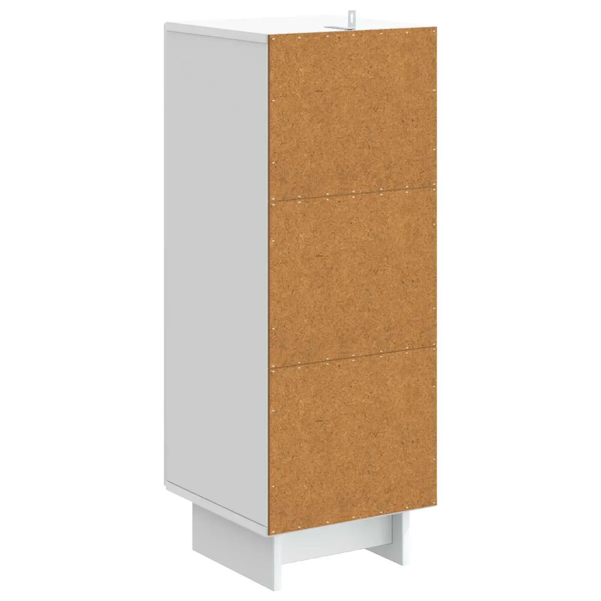 Engineered Wood White Sideboard 33 x 34.5 x 90 cm