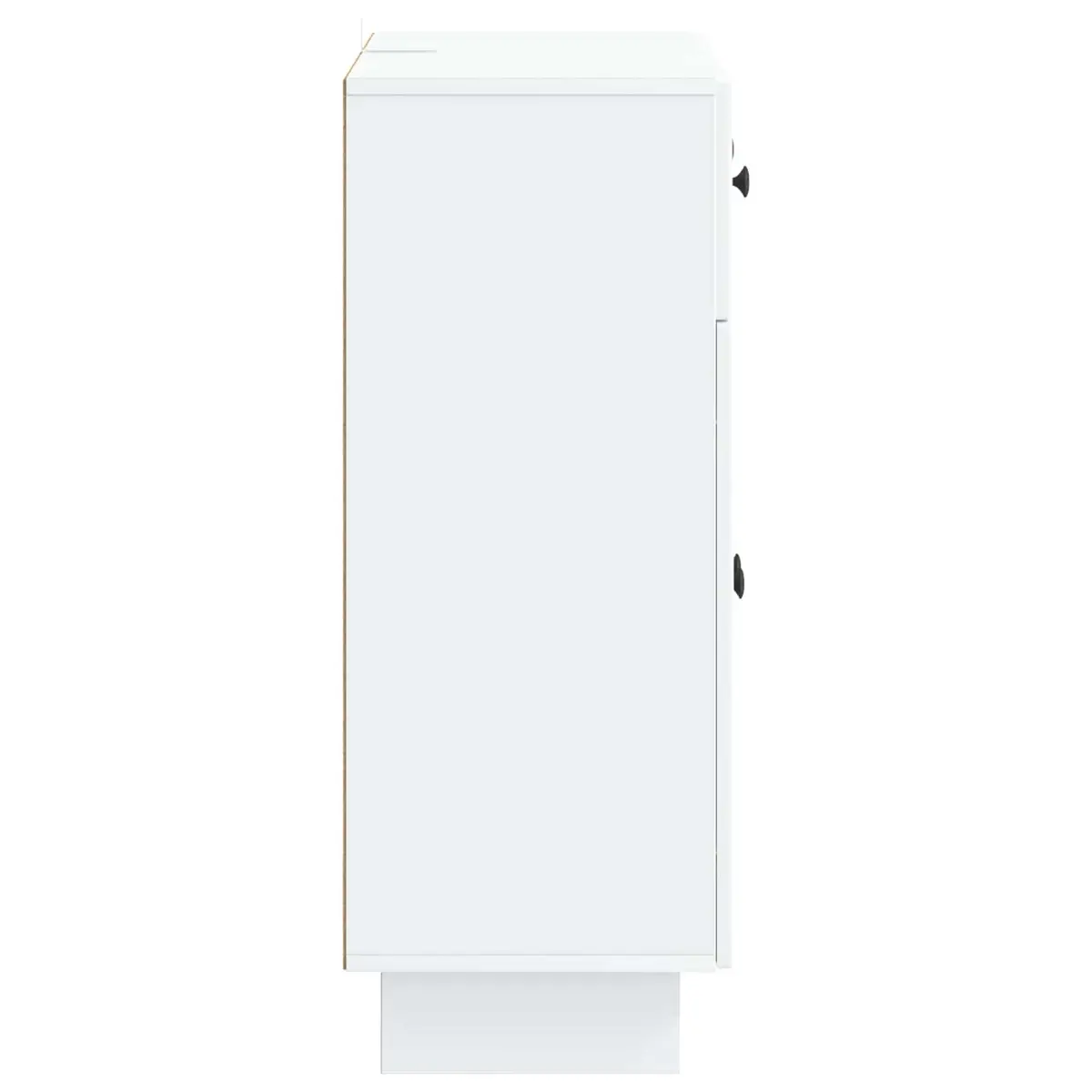 Sideboard Engineered Wood 66x34.5x90cm White Storage Cabinet Furniture