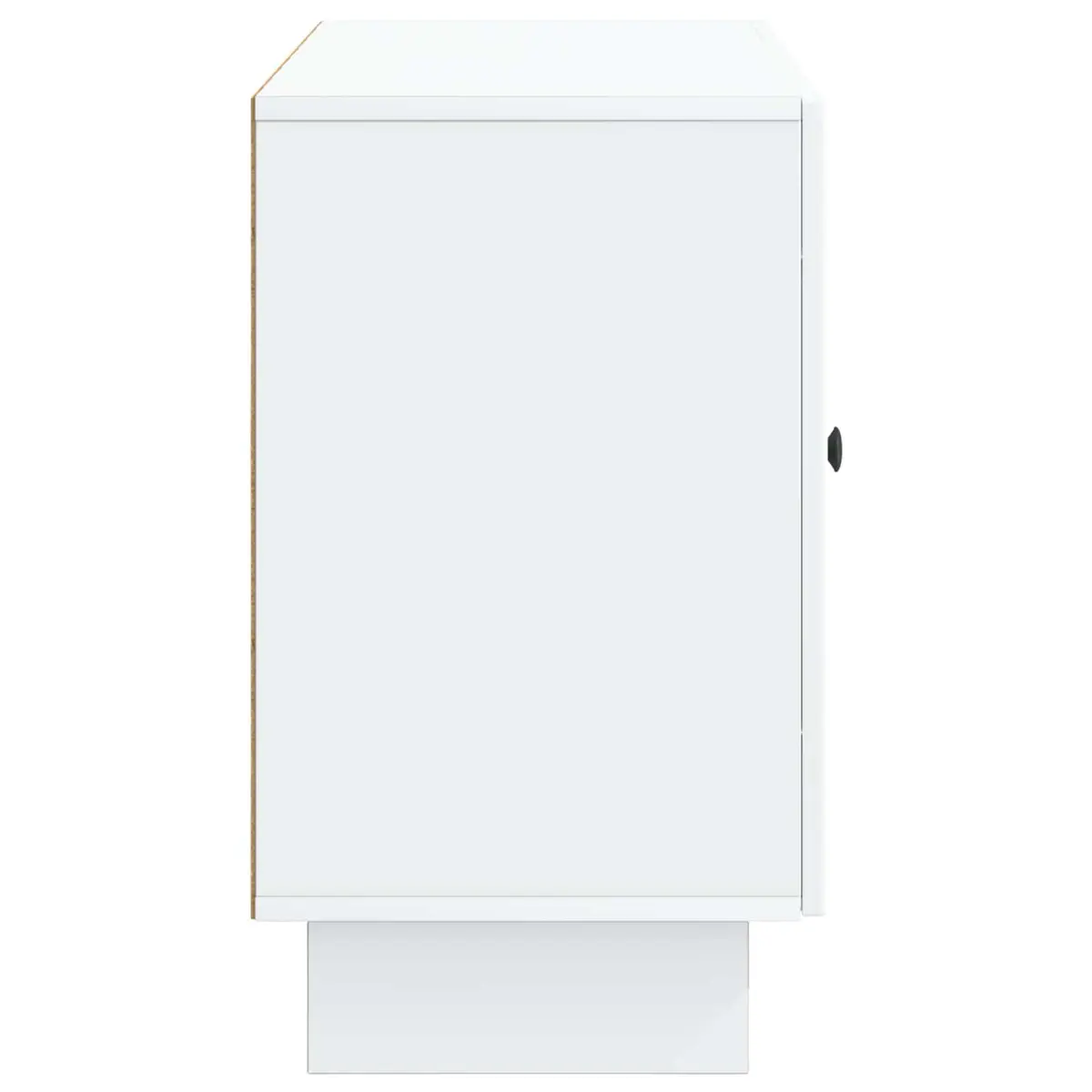 White Storage Sideboard with Drawers and Shelves