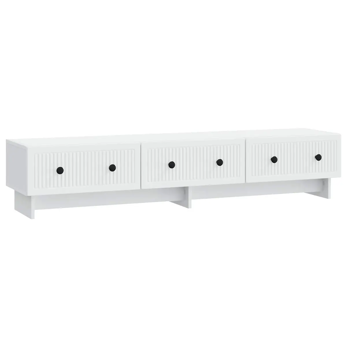 White TV Cabinet with Drawer 147 x 34.5 x 30 cm