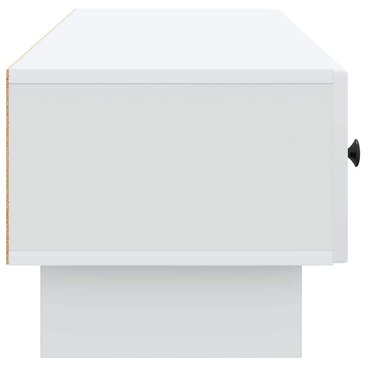 White TV Cabinet with Drawer 147 x 34.5 x 30 cm