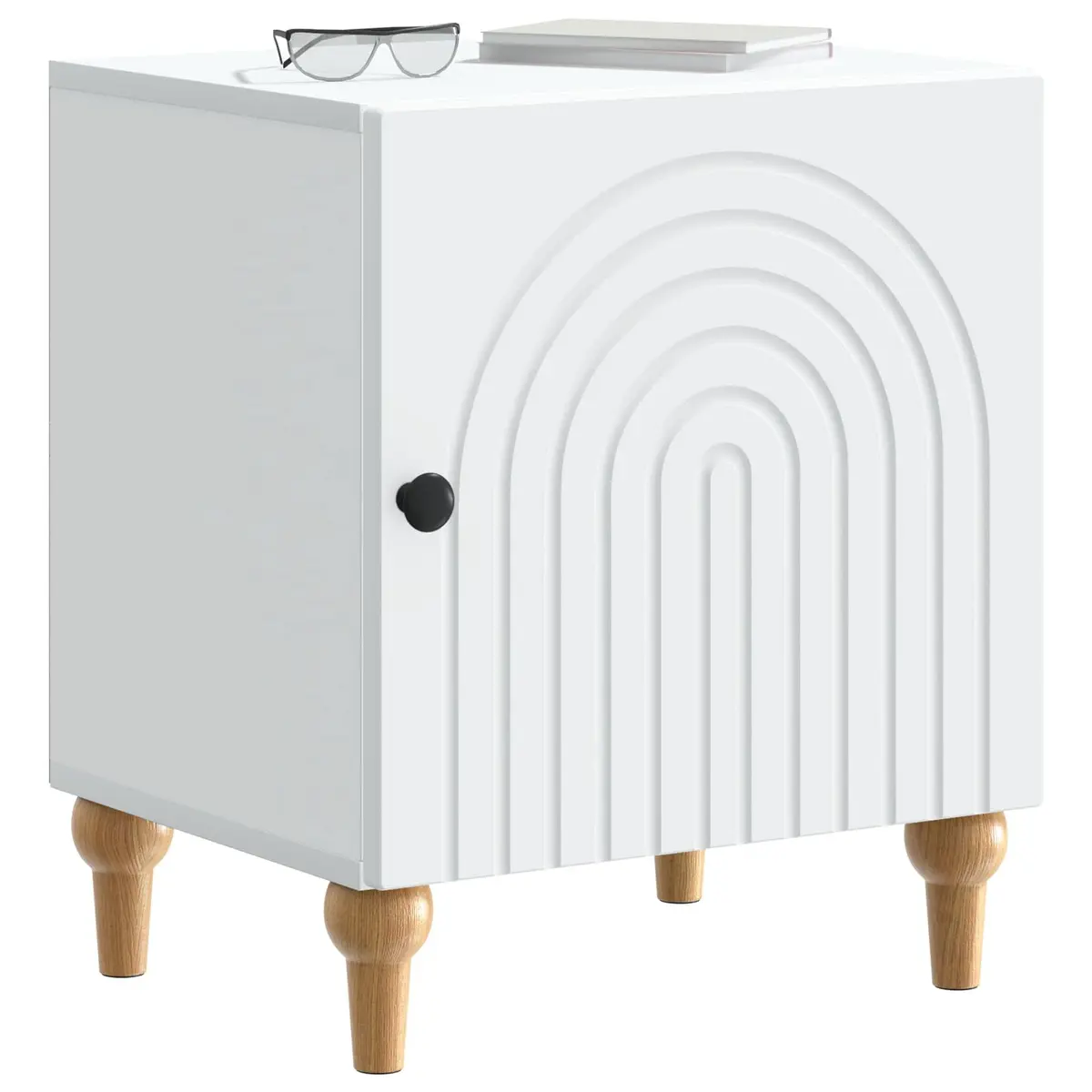 White Bedside Cabinet 43 x 34.5 x 50 cm