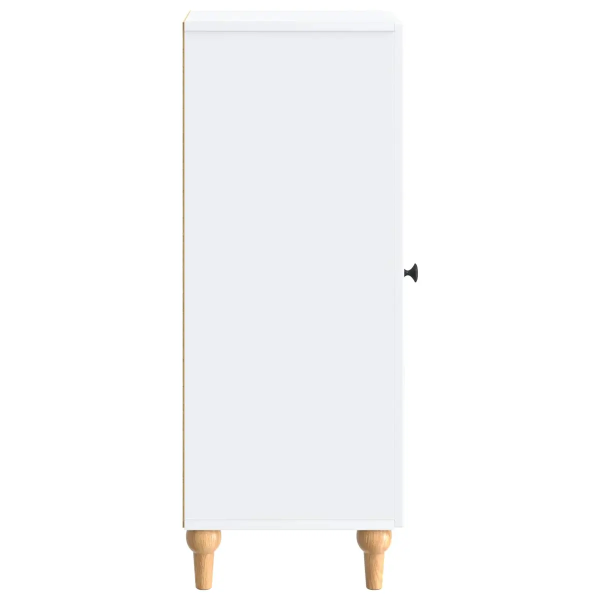 White Sideboard Storage Cabinet Modern Dining Room Buffet Furniture Engineered