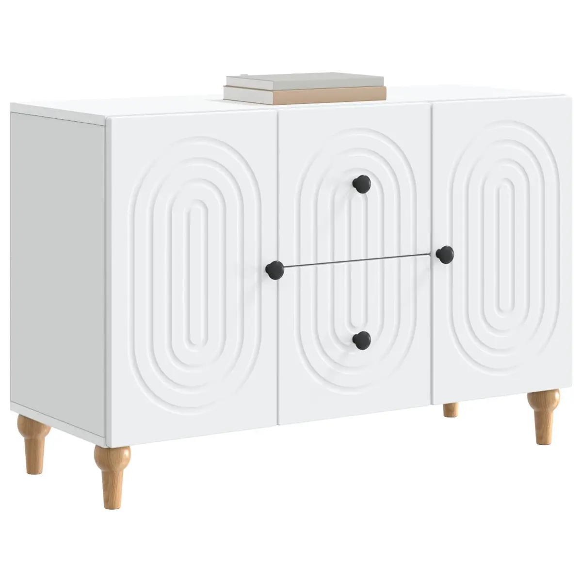 TV Cabinet Engineered Wood 89 x 34.5 x 60 cm White