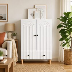 Modern White Sideboard with Practical Storage Solutions