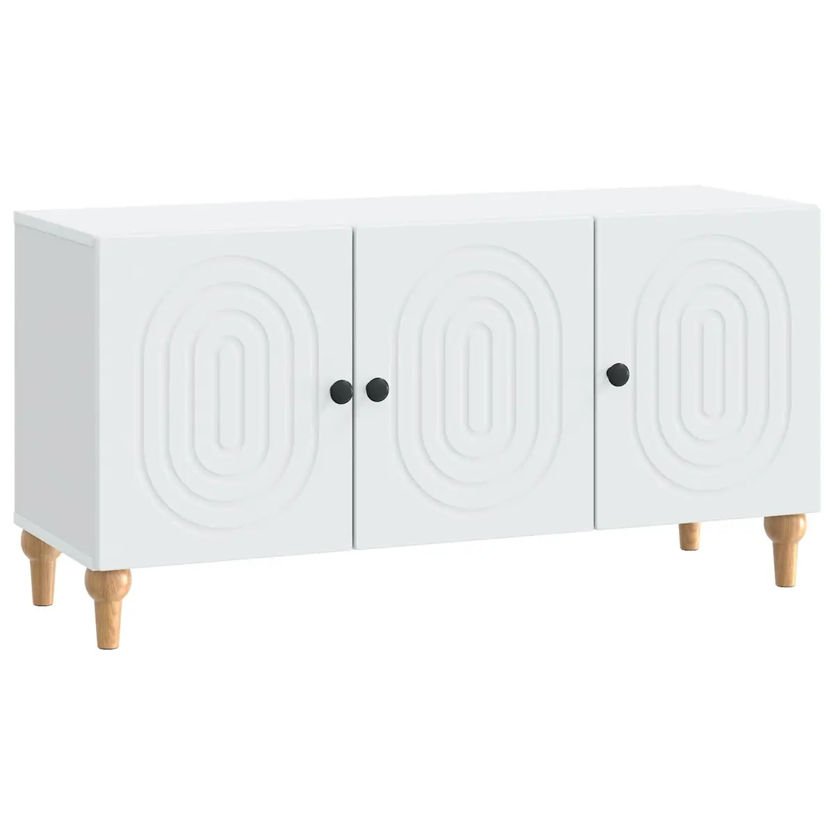 White TV Cabinet with Modern Storage Solutions