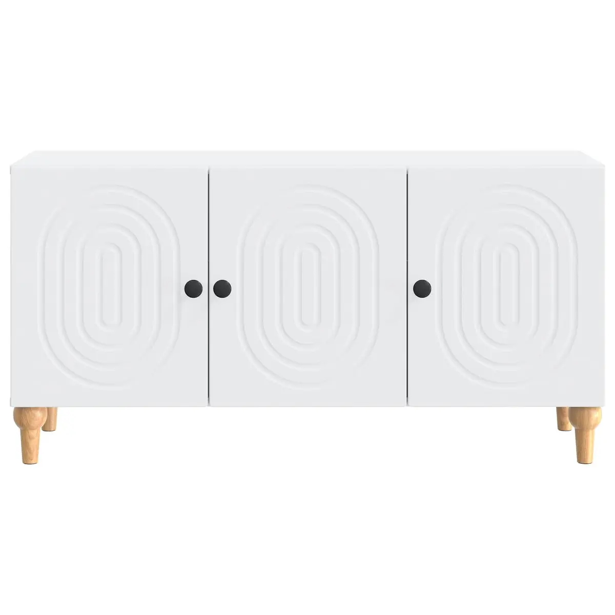 White TV Cabinet with Modern Storage Solutions