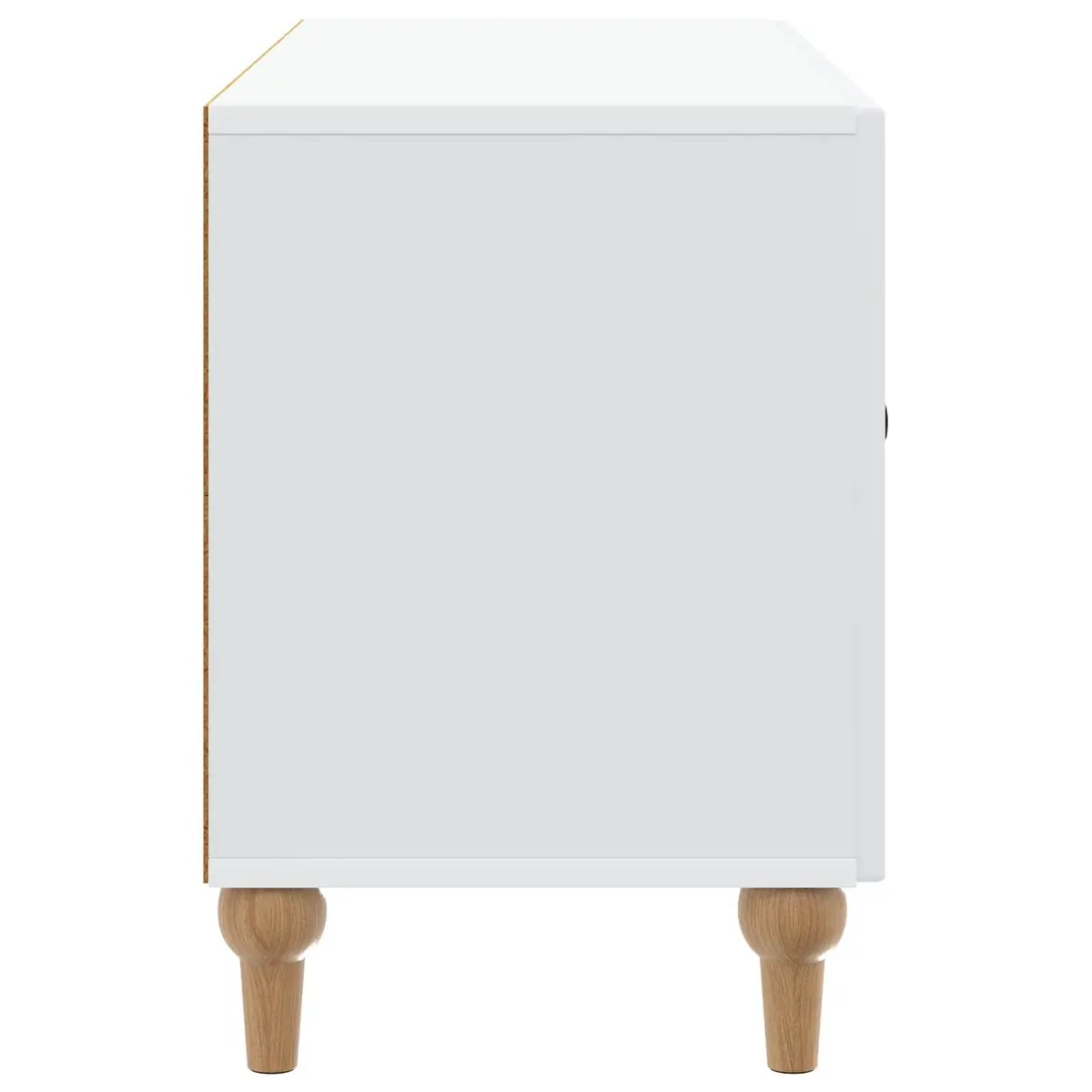 White TV Cabinet with Modern Storage Solutions