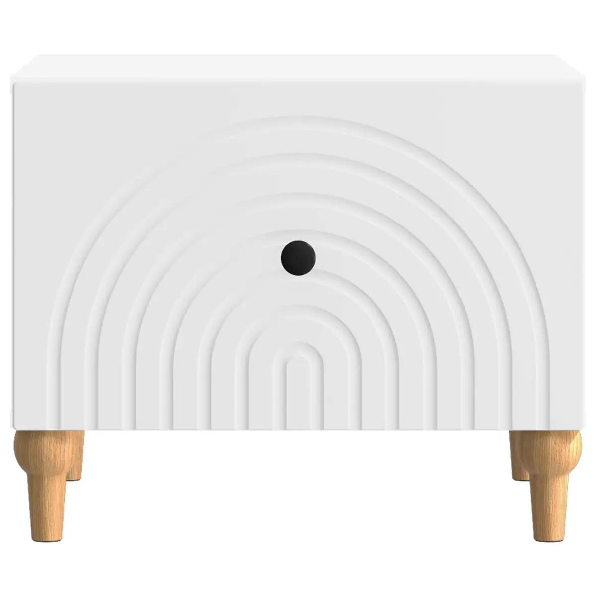 Coffee Table with Drawer in White