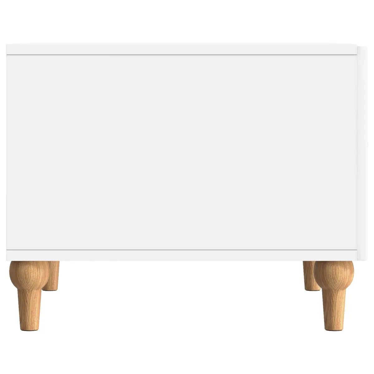 Coffee Table with Drawer in White