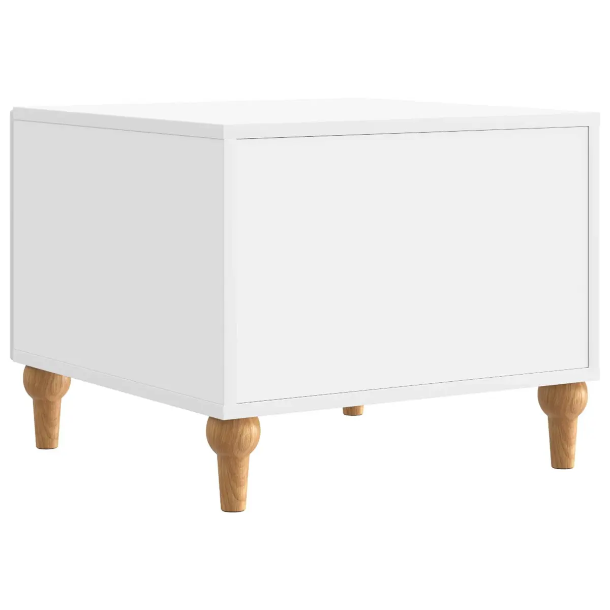 Coffee Table with Drawer in White