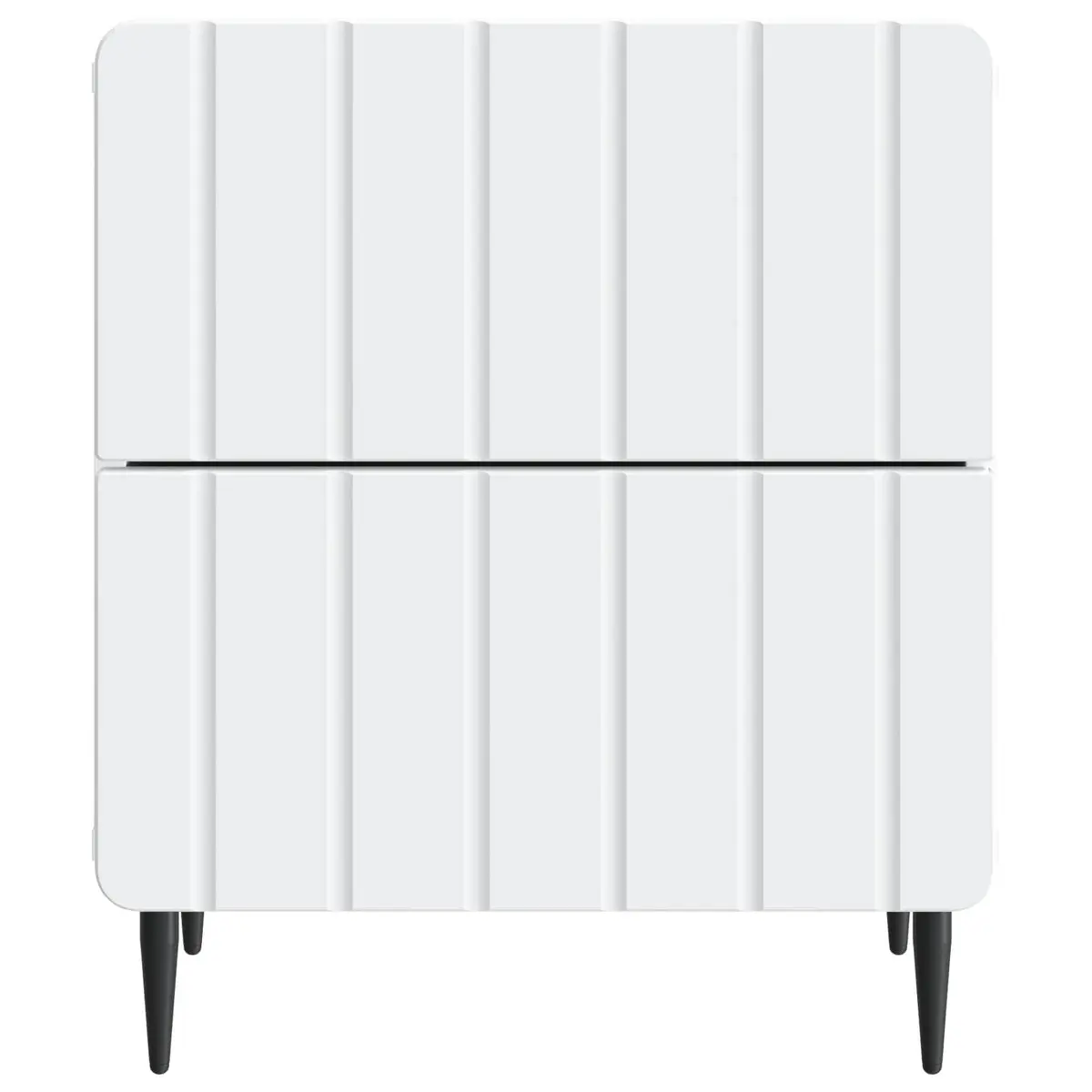 Bedside Cabinet Engineered Wood 43 x 34.5 x 49.5 cm White