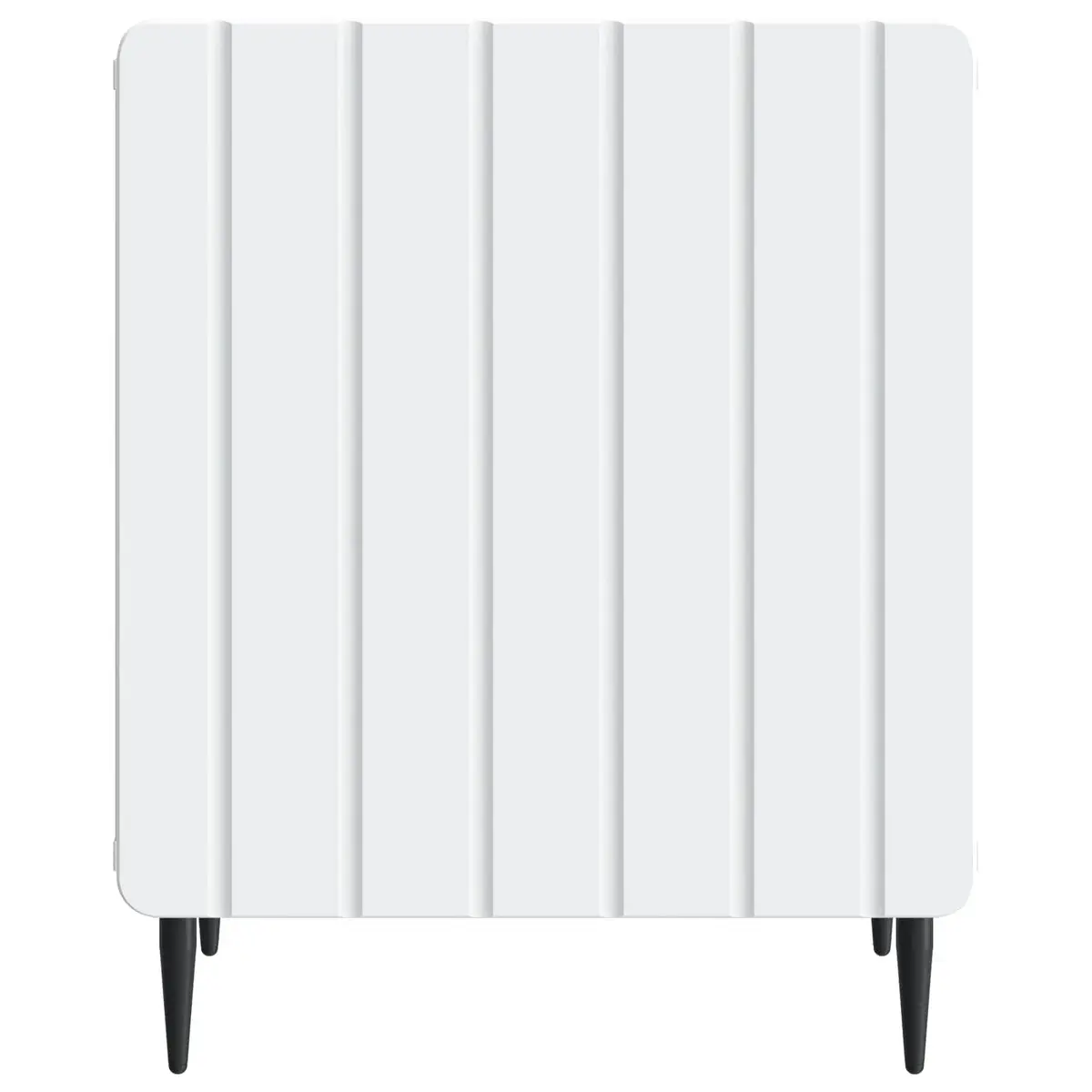 Bedside Cabinet Engineered Wood 43 x 34.5 x 52 cm White