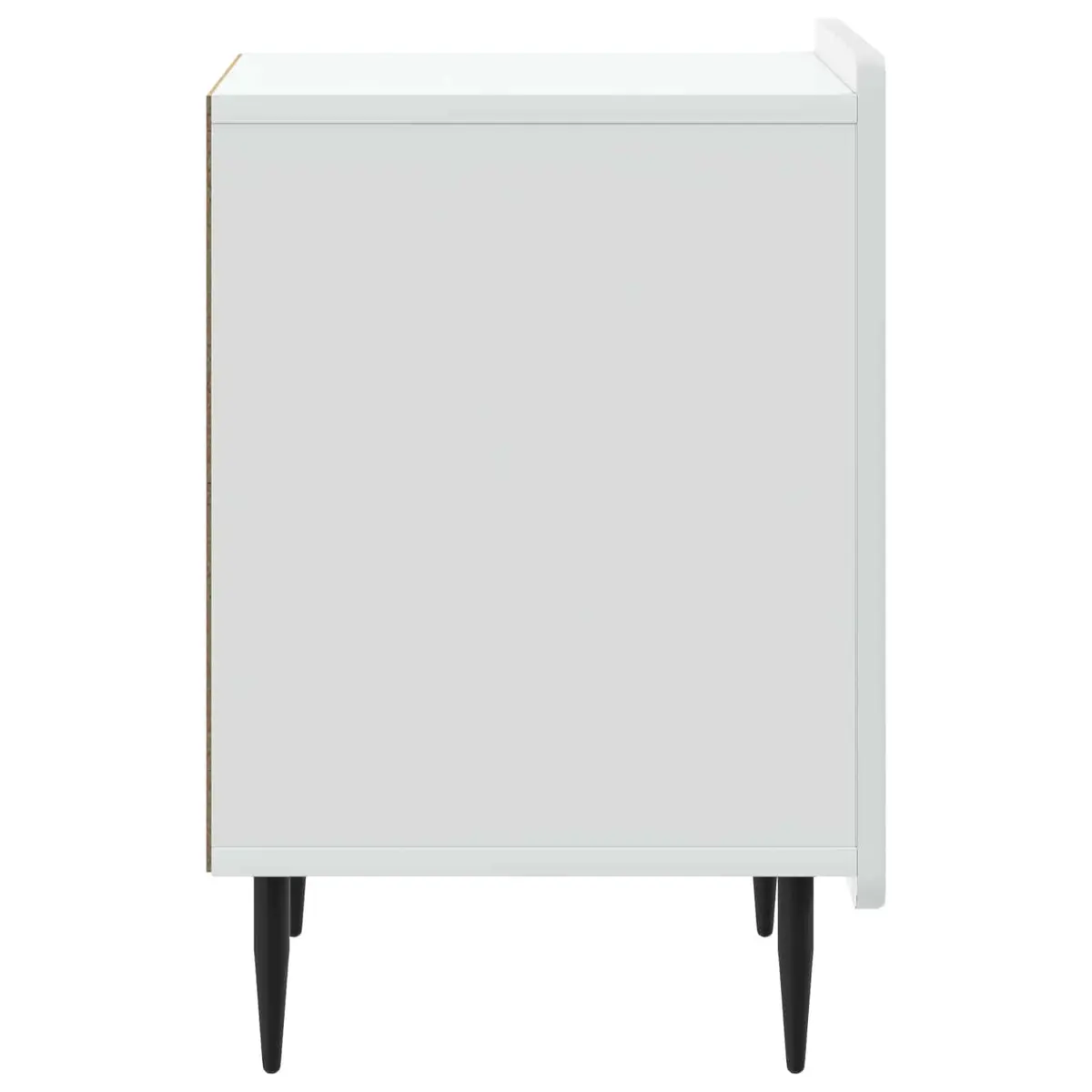 Bedside Cabinet Engineered Wood 43 x 34.5 x 52 cm White
