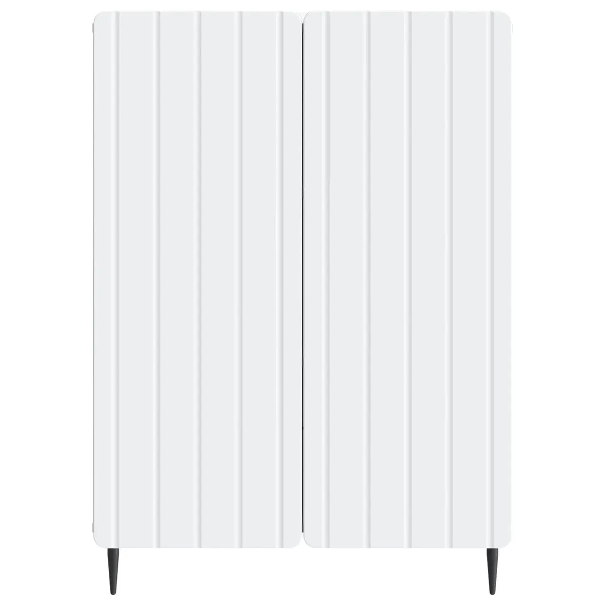 White Sideboard with Durable Build 66 x 34.5 x 92 cm
