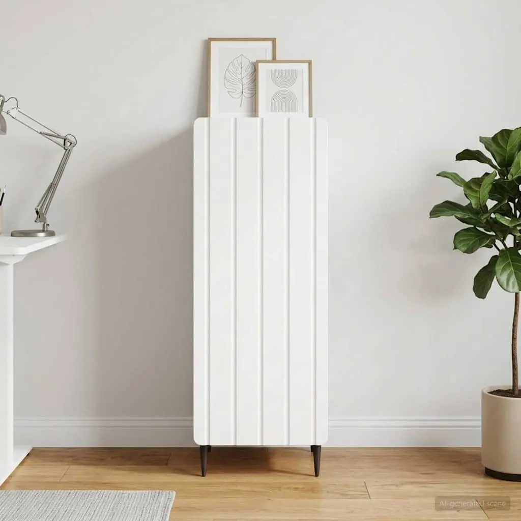 Sideboard Engineered Wood 34.5 x 33 x 92 cm White