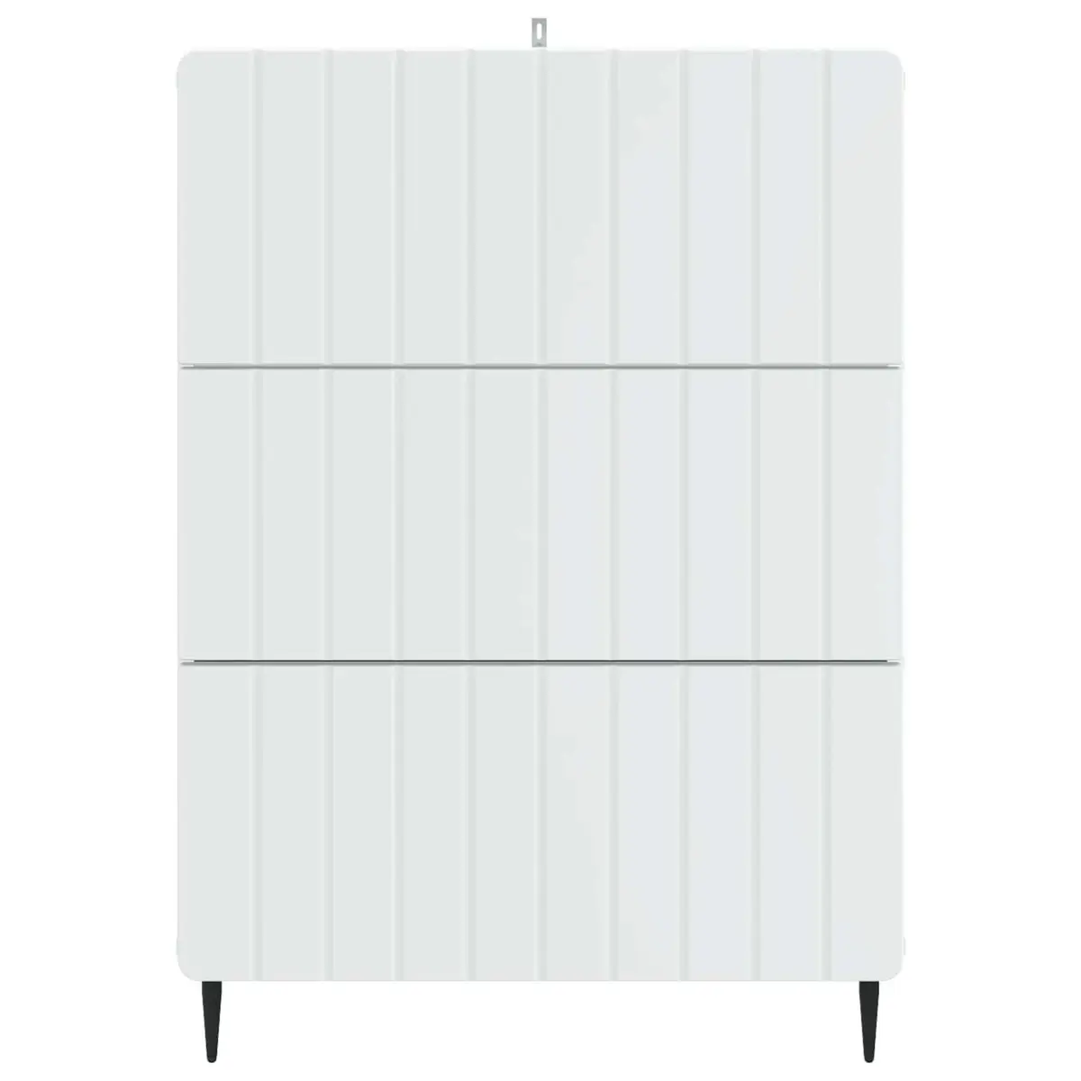 Drawer Cabinet White Storage Unit Modern Design Engineered Wood Furniture