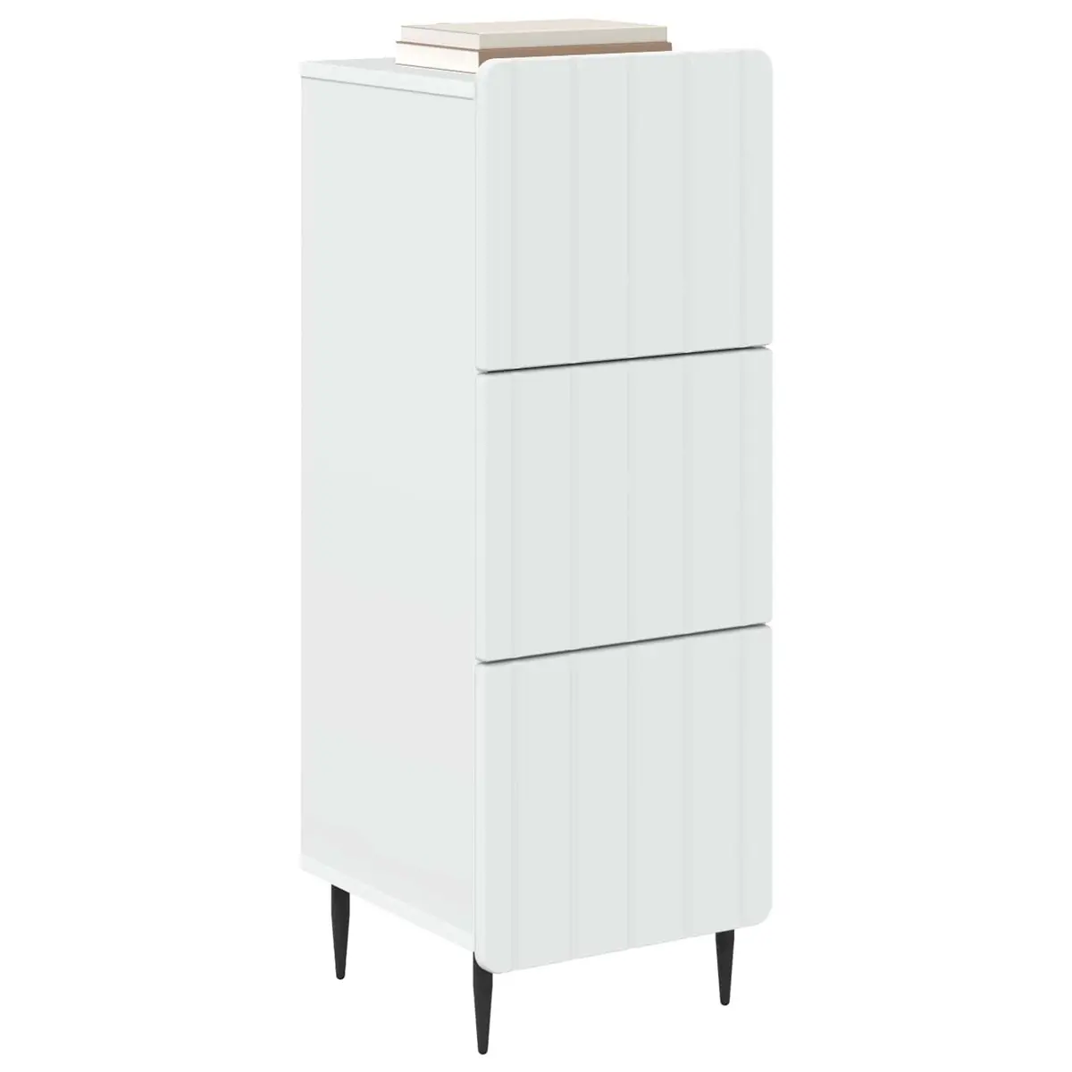 Drawer Cabinet White Storage Furniture Living Room Bedroom Engineered Wood