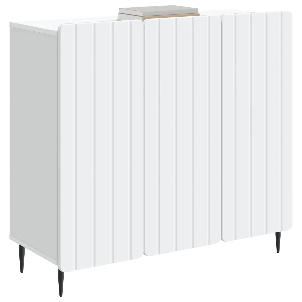 White Sideboard Modern Storage Cabinet Living Room Dining Furniture 89x34.5x82cm
