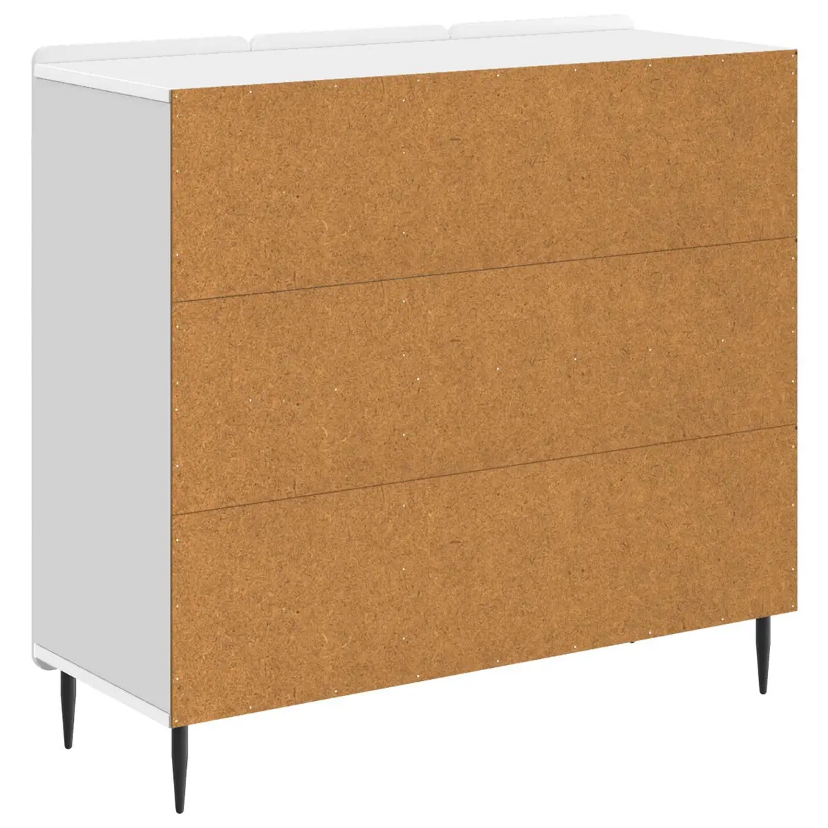 White Sideboard Modern Storage Cabinet Living Room Dining Furniture 89x34.5x82cm