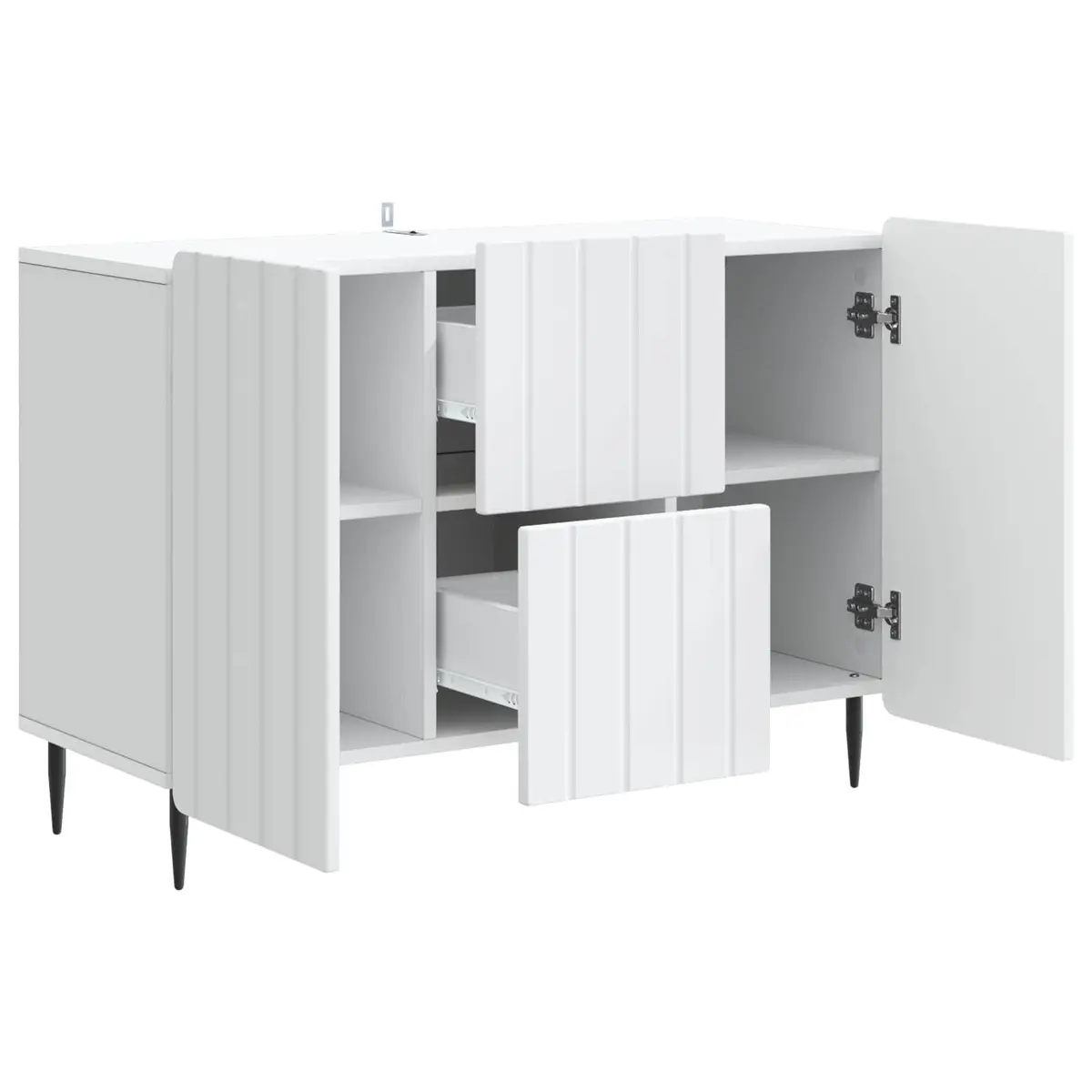 Sideboard Engineered Wood 89cm White