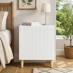Stylish White Bedside Cabinet for Modern Bedrooms