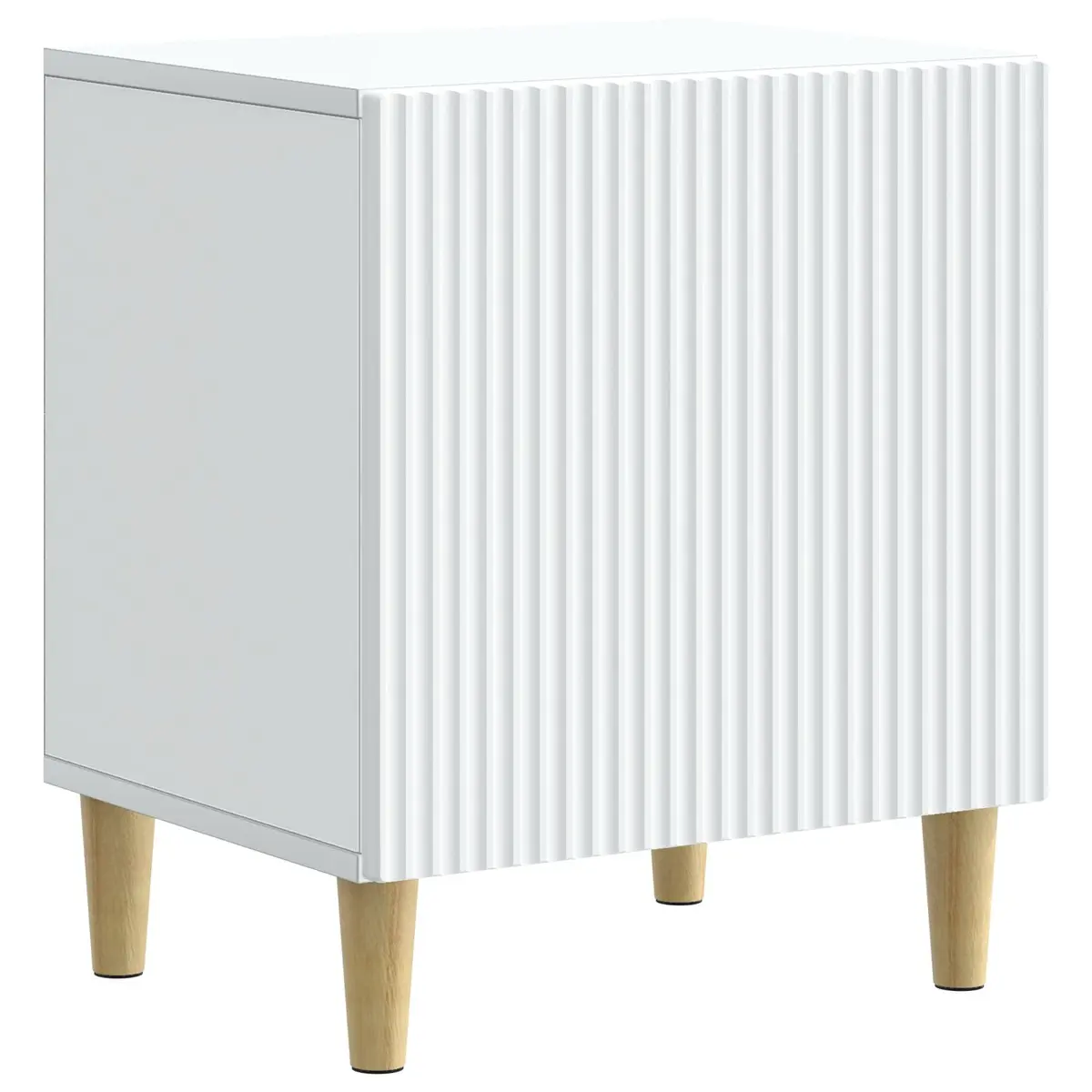 White Bedside Cabinet for Modern Bedrooms