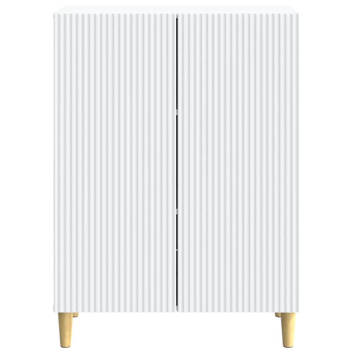 White Sideboard Storage Cabinet 66x34.5x90cm