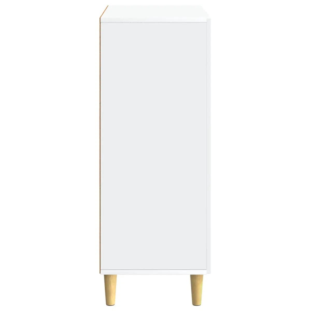 White Sideboard Storage Cabinet 66x34.5x90cm