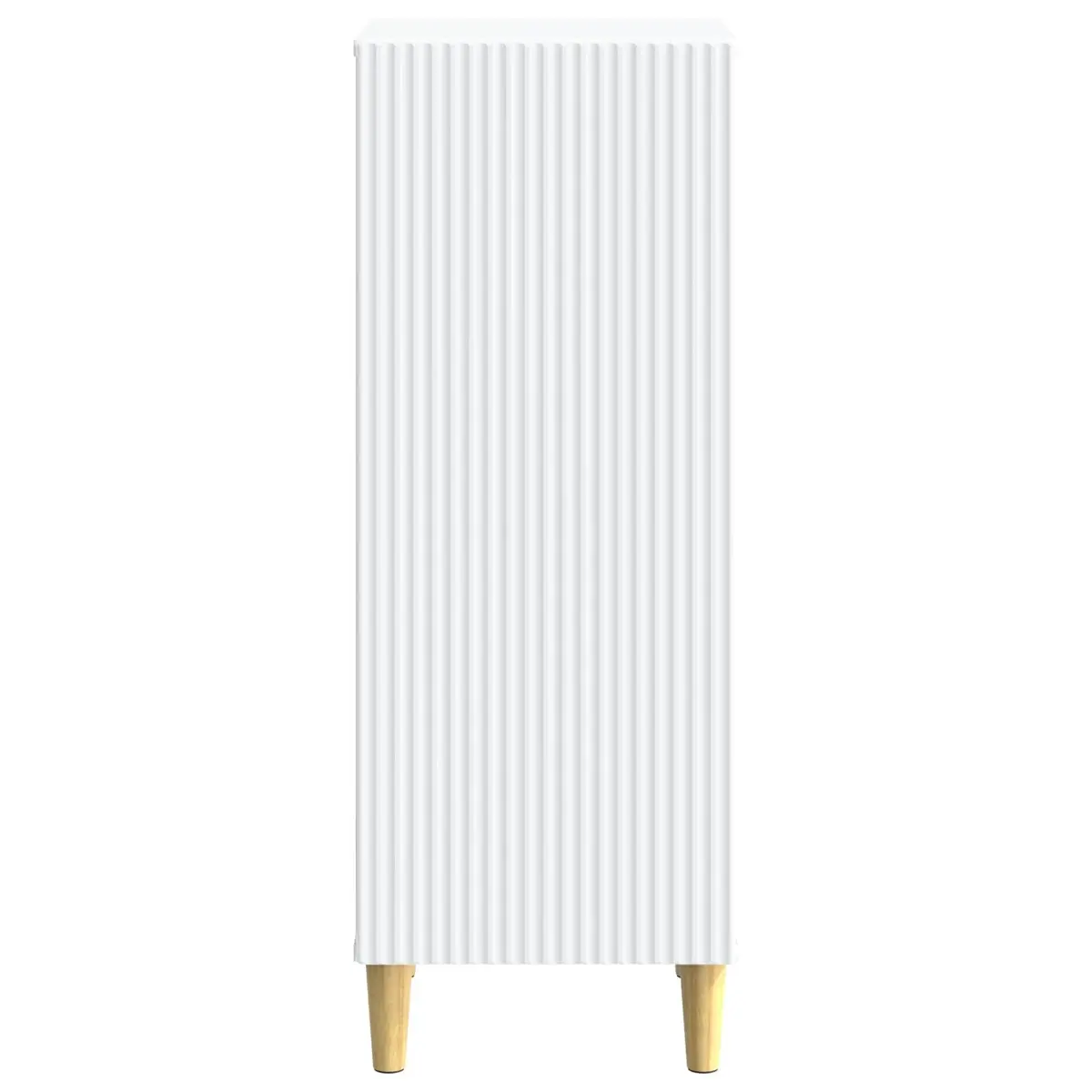 Sideboard Engineered Wood 33cm x 34.5cm x 90cm White Tapered Legs