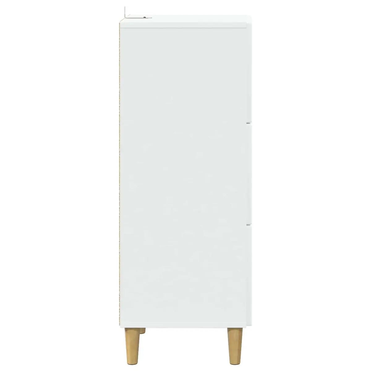 White Drawer Cabinet with Durable Build