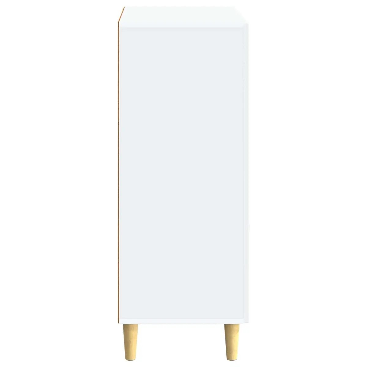 White Vintage-Inspired Sideboard with Storage