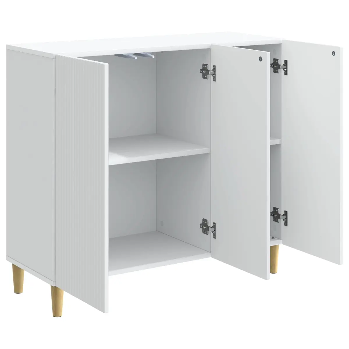 Sideboard Engineered Wood 89 x 34.5 x 80 cm White