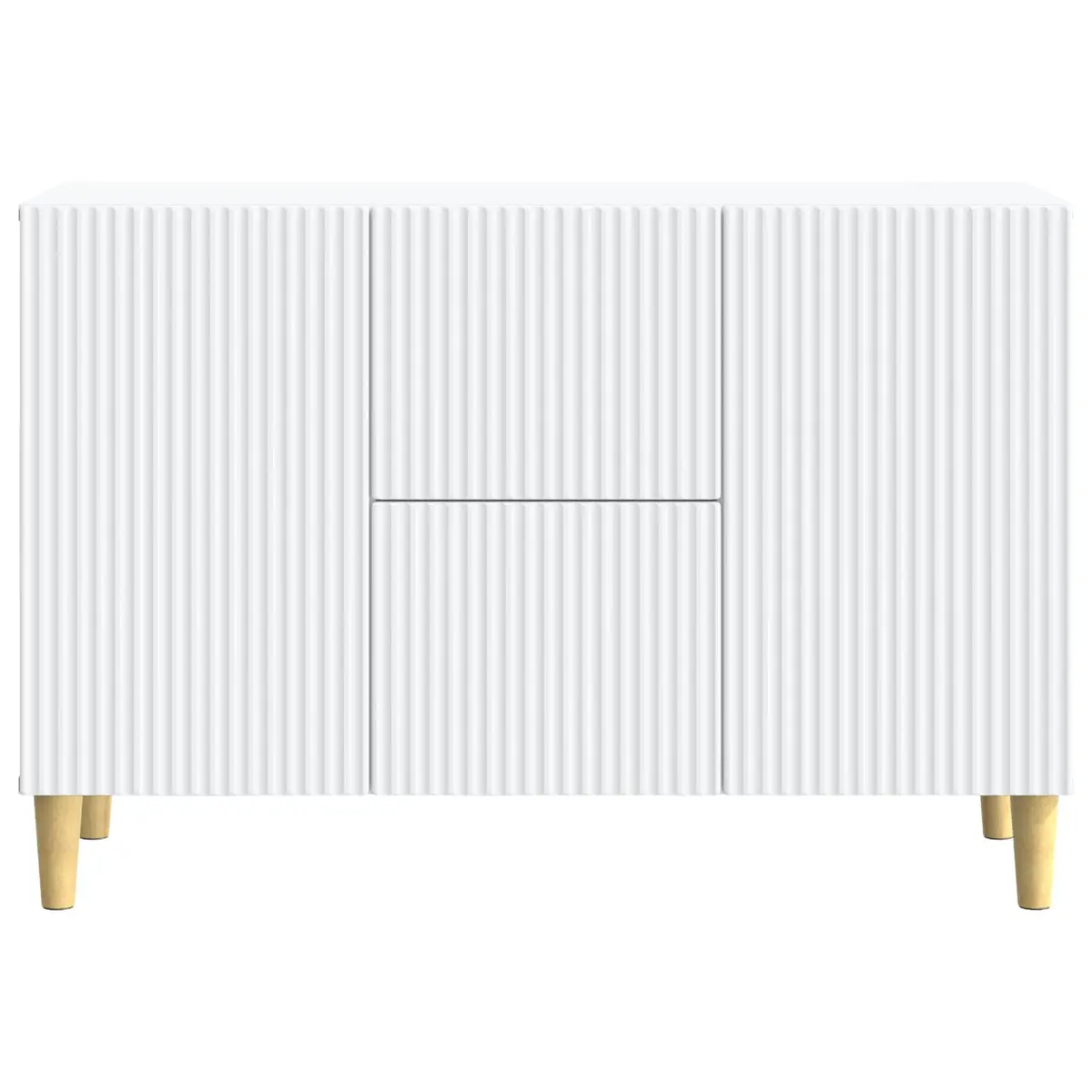 White Sideboard with Vintage Charm 89x34.5x60cm