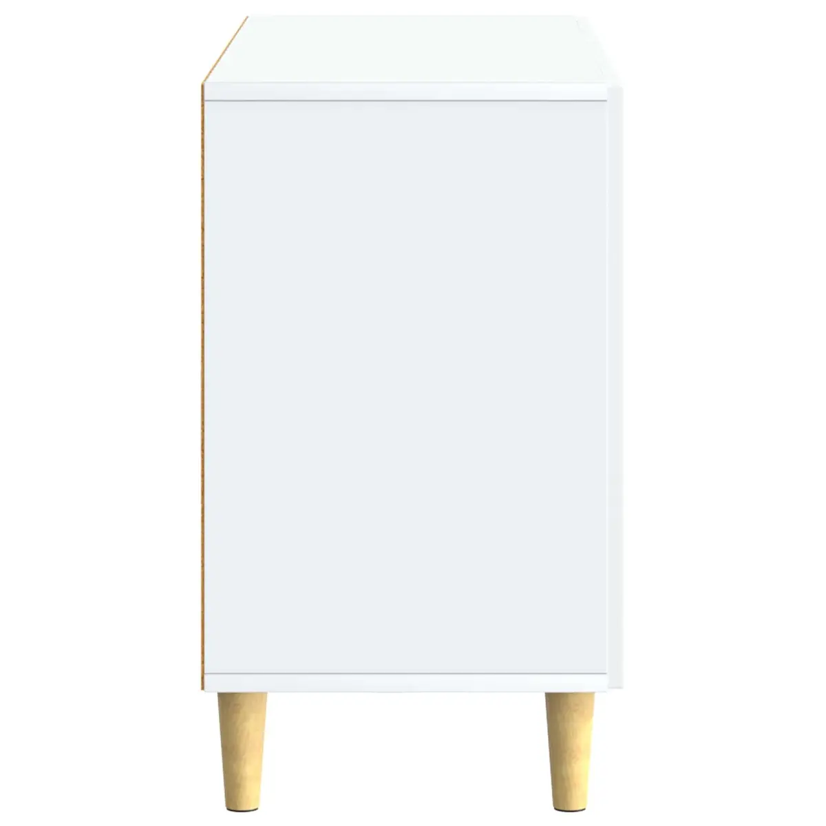 White Sideboard with Vintage Charm 89x34.5x60cm