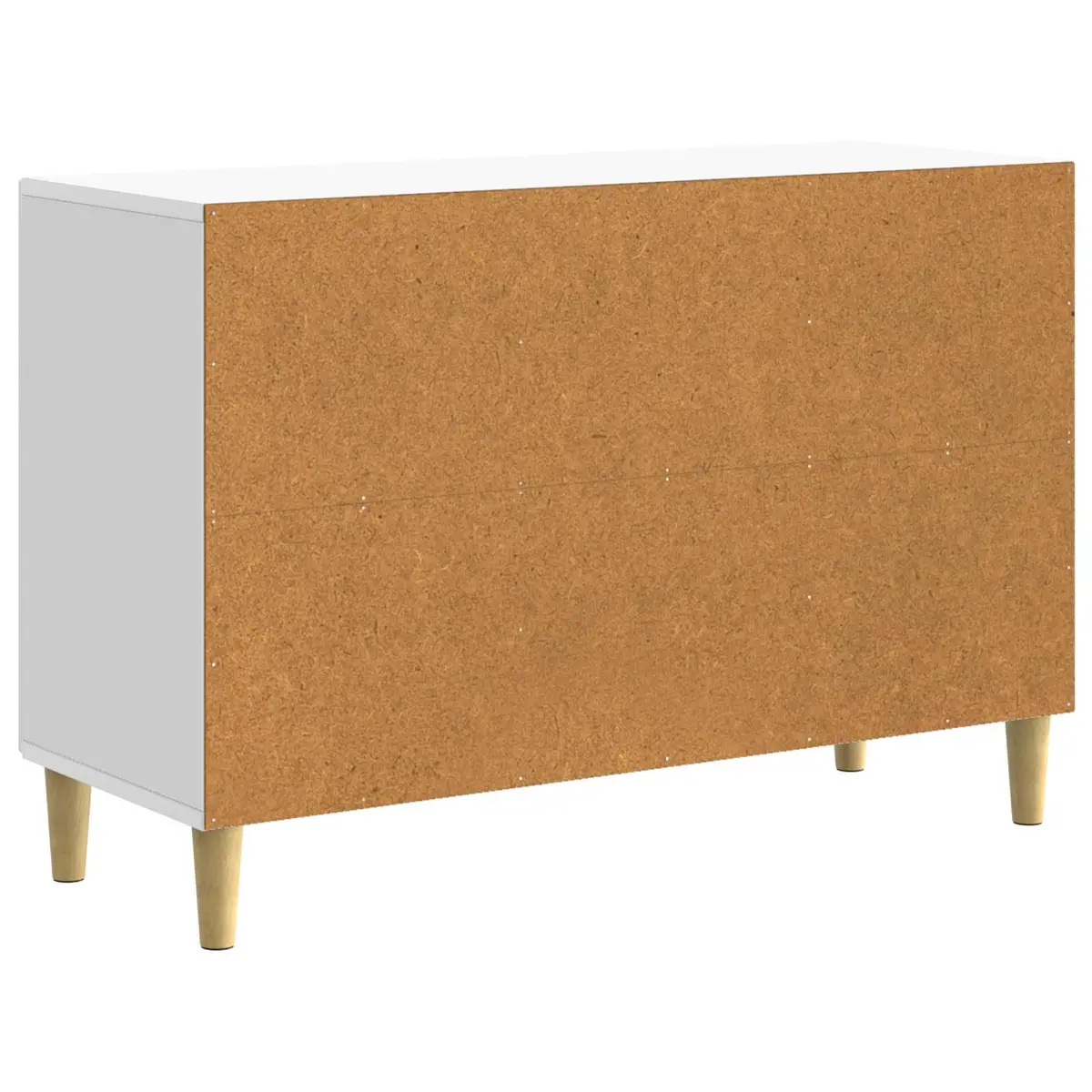 White Sideboard with Vintage Charm 89x34.5x60cm