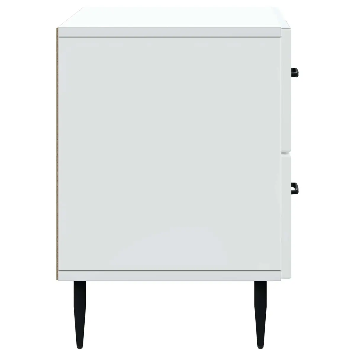 Bedside Cabinet Engineered Wood 62 x 34.5 x 47.5 cm White
