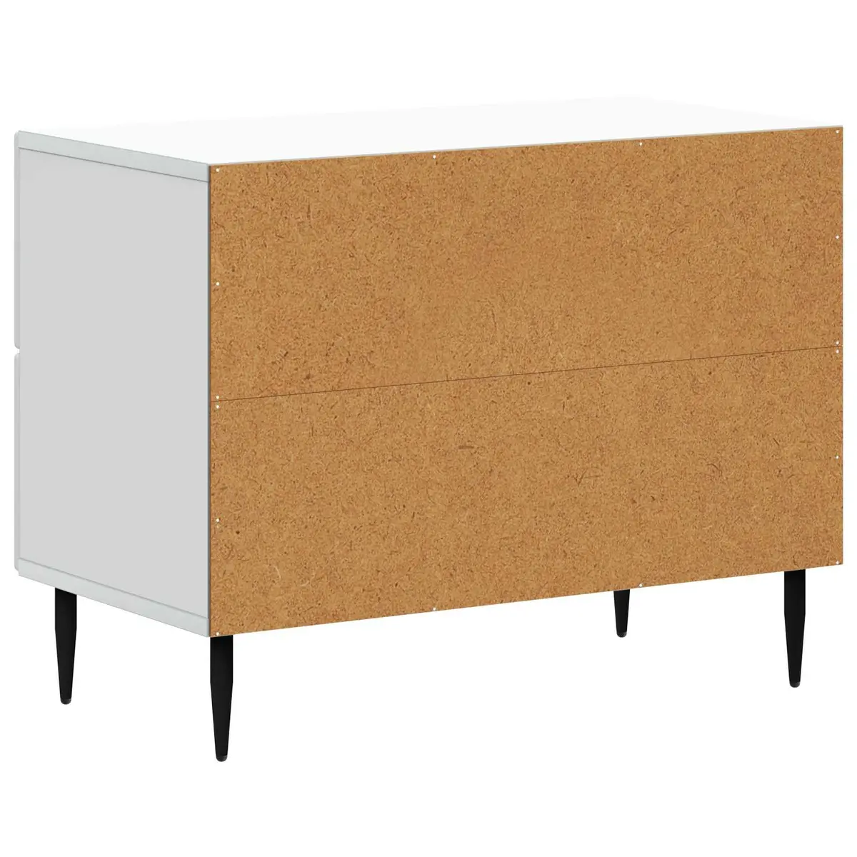 Bedside Cabinet Engineered Wood 62 x 34.5 x 47.5 cm White