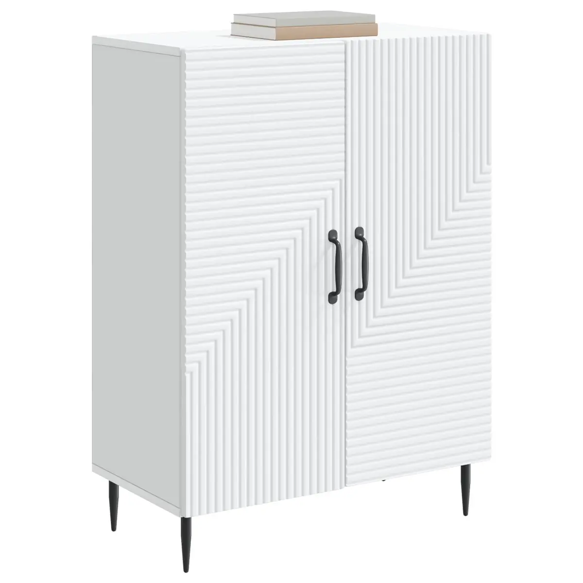 White Sideboard with Storage Solutions